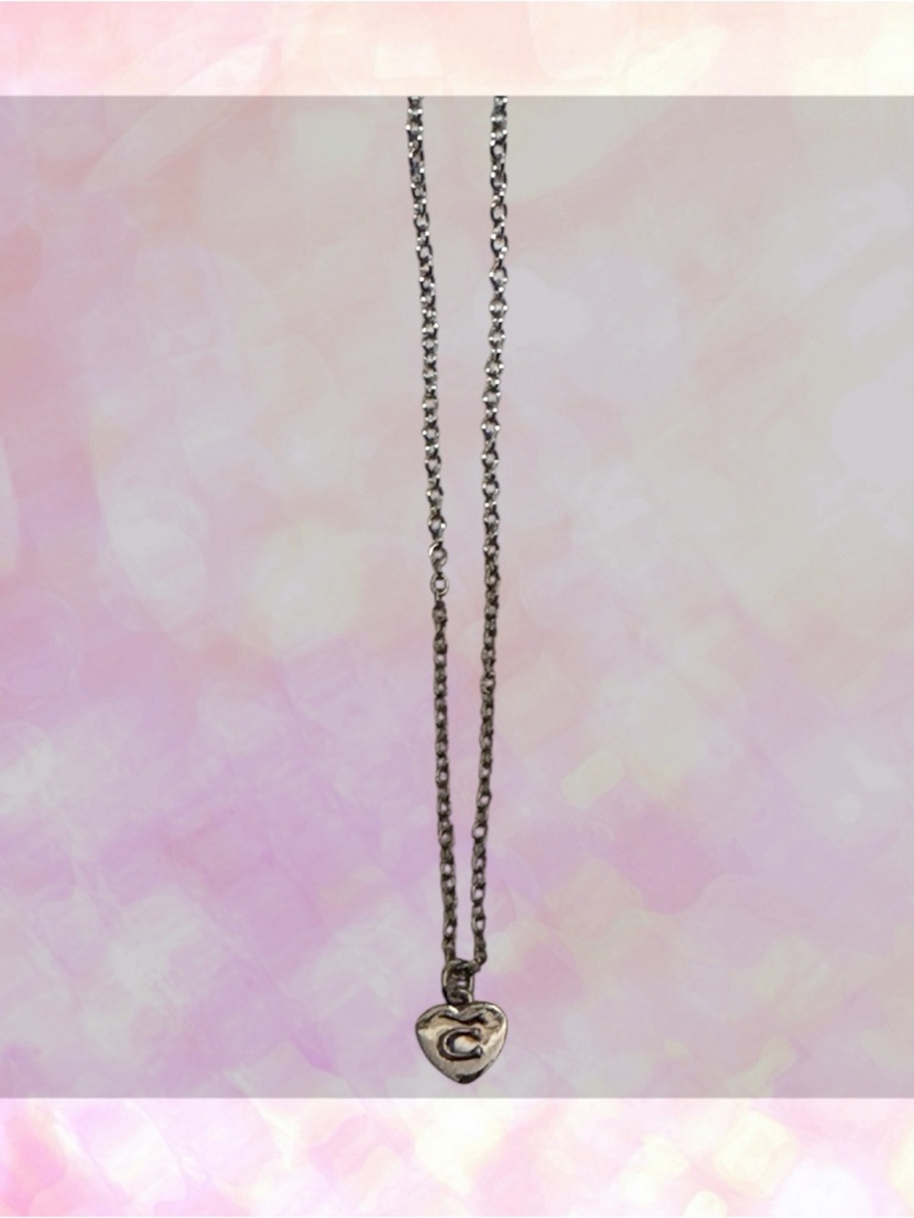 🦄 Coach Heart Pendant Necklace | Unavailable Online